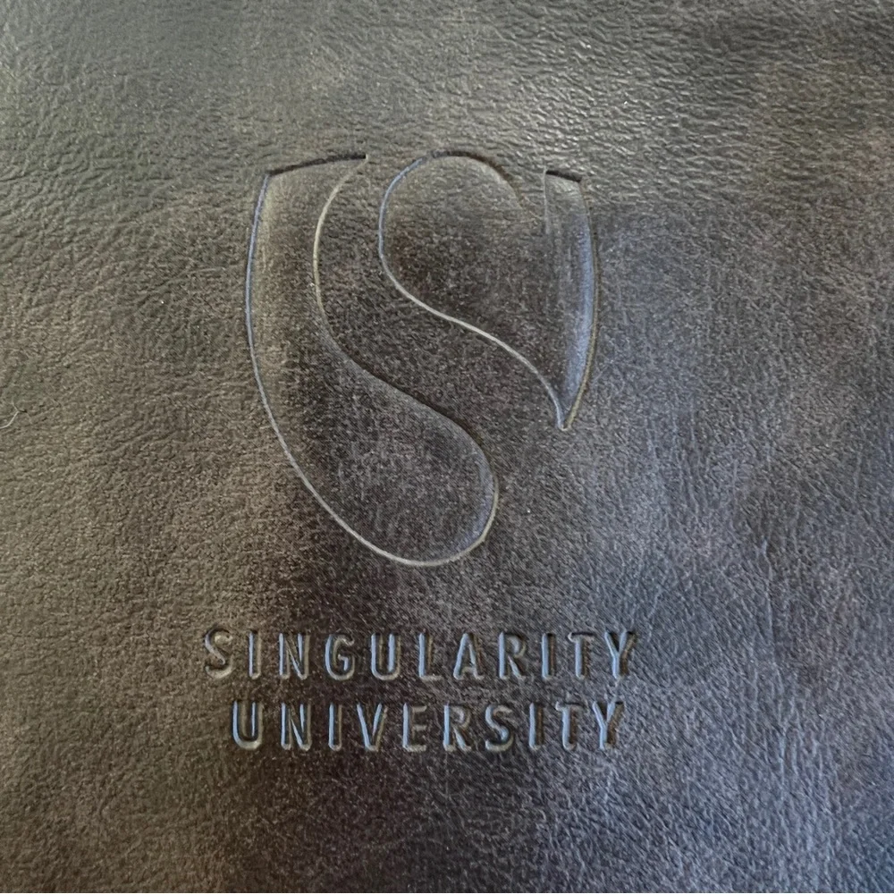 Singularity University Messenger Bag Genuine Leather Travel Laptop Shoulder Bag
